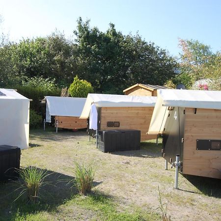 Strandgutkoje Auf Dem Campingplatz Strandgut Cuxhaven Exterior foto