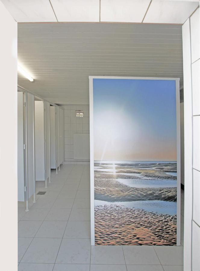 Strandgutkoje Auf Dem Campingplatz Strandgut Cuxhaven Exterior foto