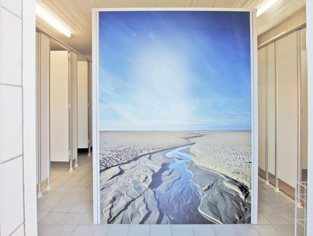 Strandgutkoje Auf Dem Campingplatz Strandgut Cuxhaven Exterior foto